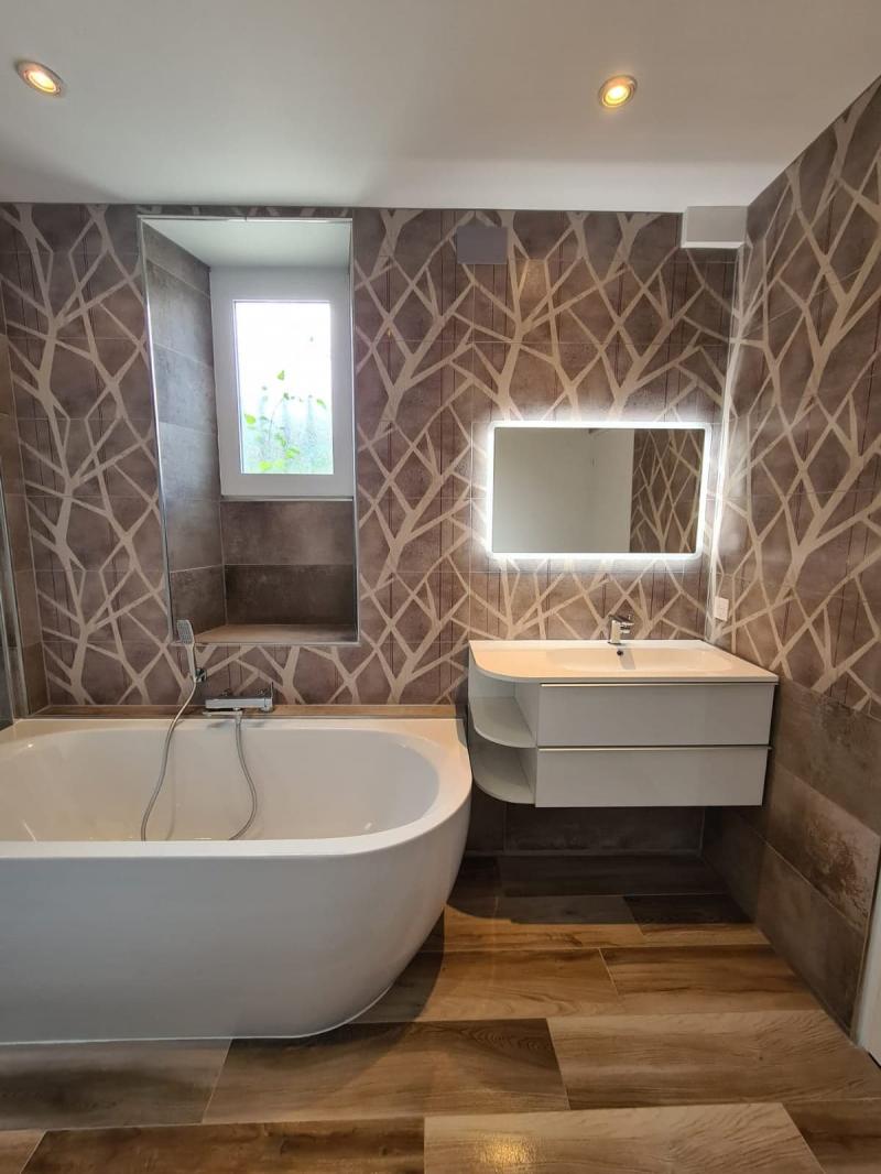 Rénovation complète d'une salle de bain dans un superbe Domaine